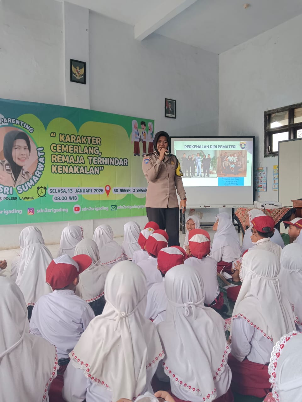 Polres Malang Sosialisasi Parenting di Lawang, Cegah Kenakalan Anak di Era Digital