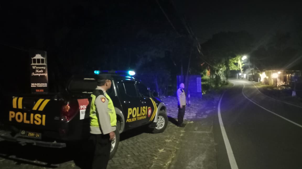 Patroli Malam Diperkuat, Polisi Fokus Cegah Gangguan Kamtibmas di Malang