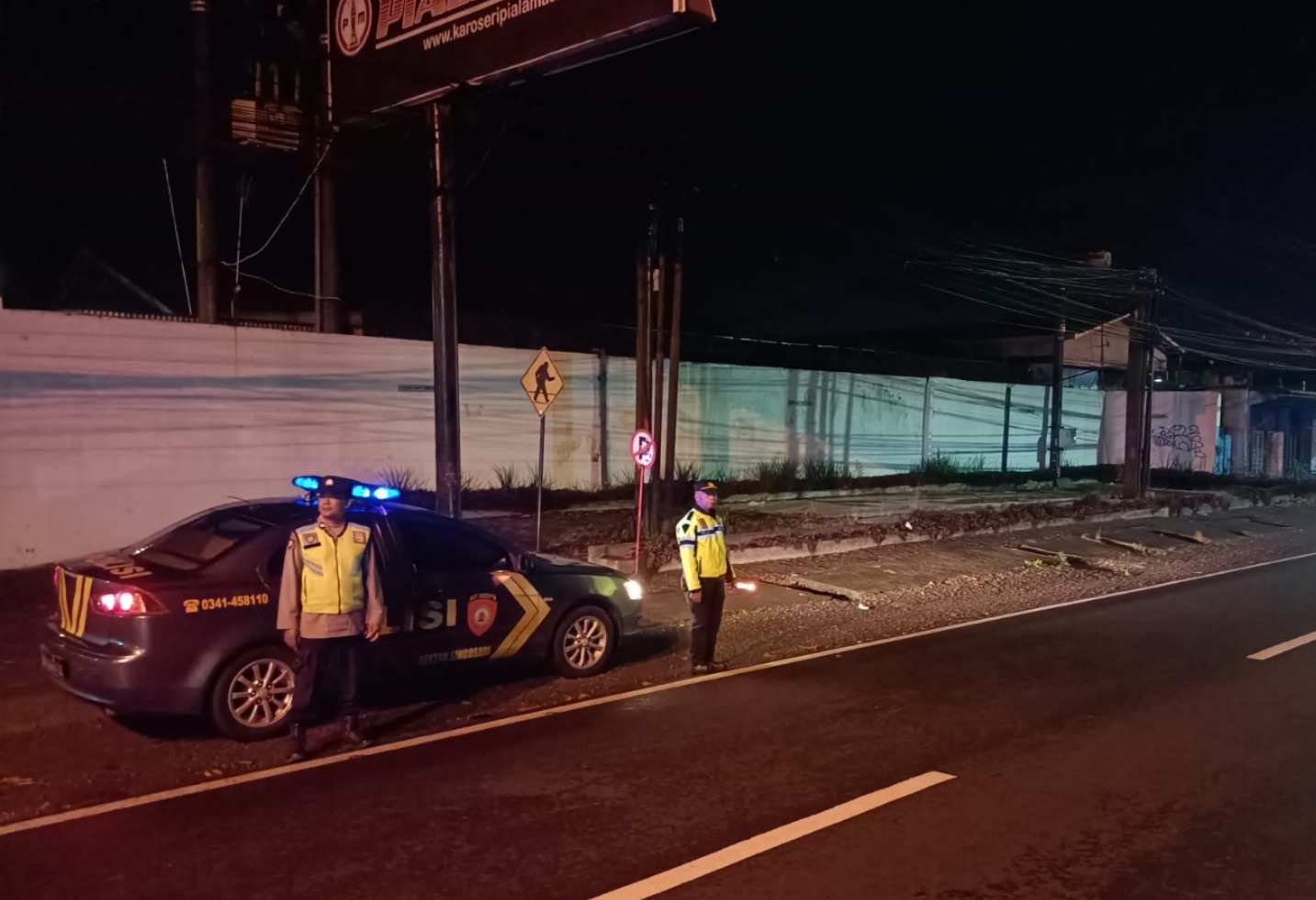 Patroli Malam Ditingkatkan, Polres Malang Cegah Gangguan Kamtibmas Dini Hari