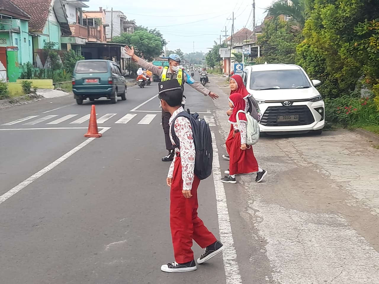 Polisi Optimalkan Patroli Pagi, Lalu Lintas Lebih Lancar dan Pelajar Terlindungi