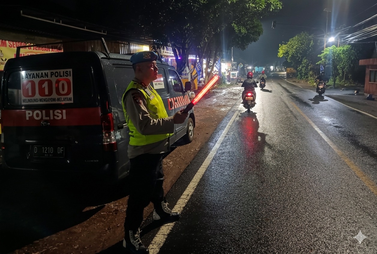 Patroli Malam Diperkuat, Polres Malang Jaga Kamtibmas Tetap Kondusif