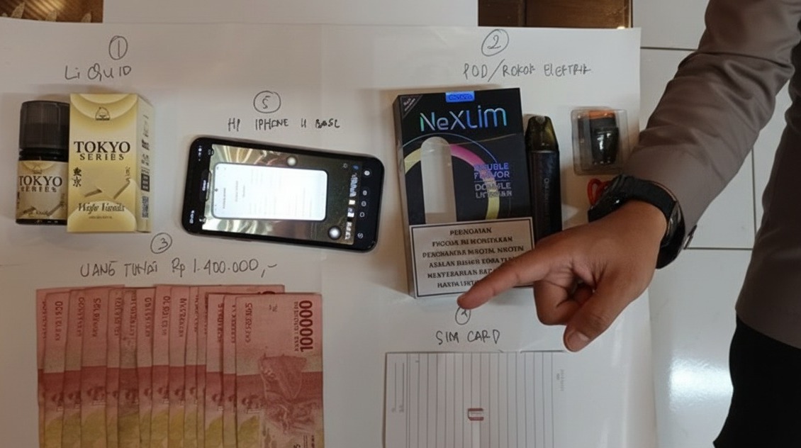 Polisi Tangkap Pemuda Pencuri 3 HP di Toko Kepanjen Malang, Modus Pura-pura Belanja