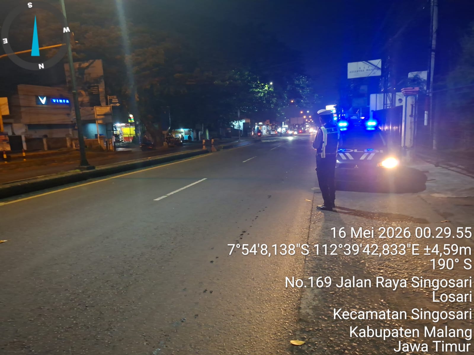 Polres Malang Gerak Cepat Bubarkan Balap Liar di Singosari usai Aduan Masuk ke 110