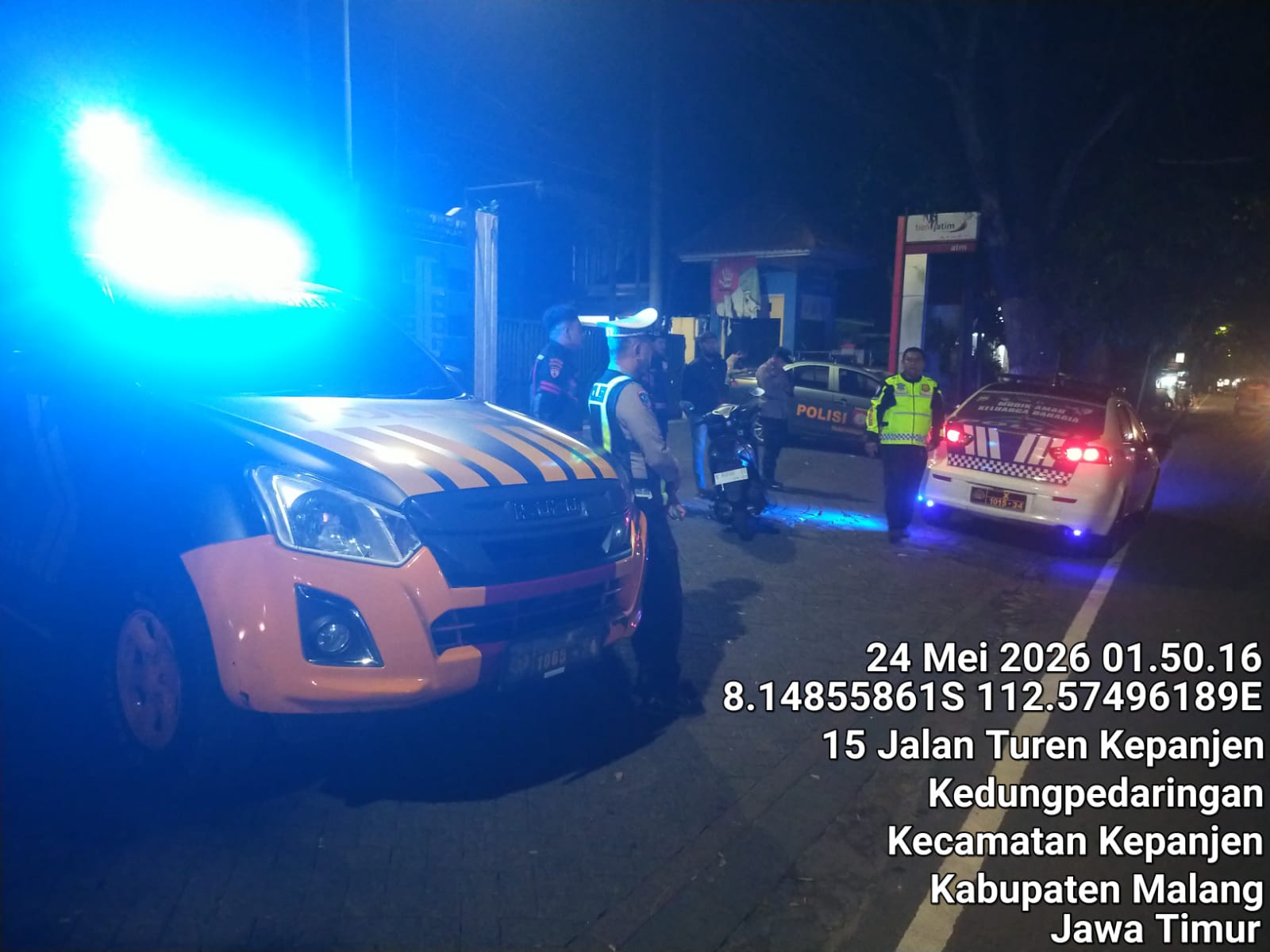 Respons Cepat Aduan 110, Polisi Sisir Area Stadion Kanjuruhan Cegah Balap Liar
