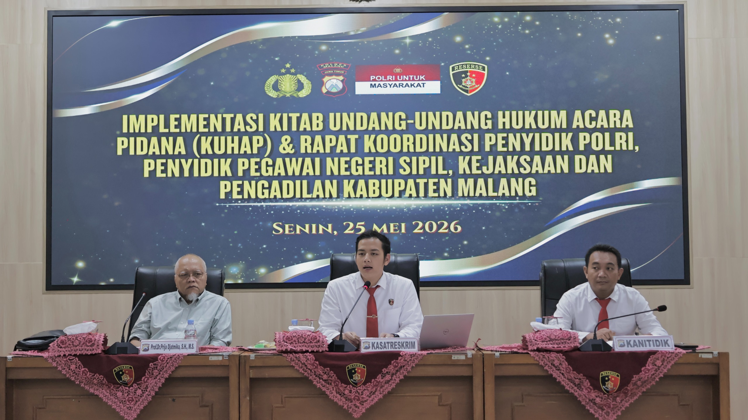 Polres Malang Perkuat Sinergi Penegakan Hukum melalui Rakor Korwas PPNS dan Implementasi KUHAP