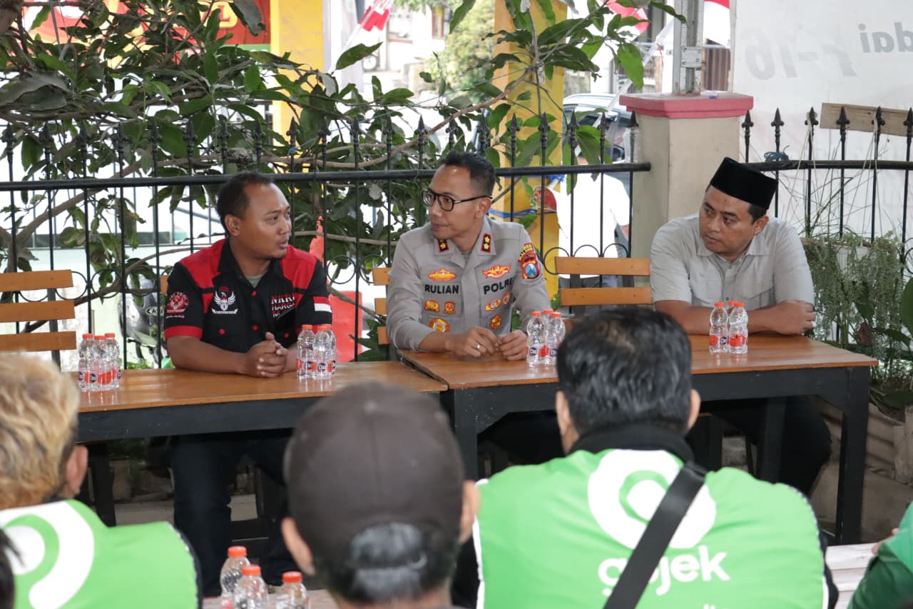 Kapolres Malang Gandeng Driver Ojol Jaga Keamanan Warga