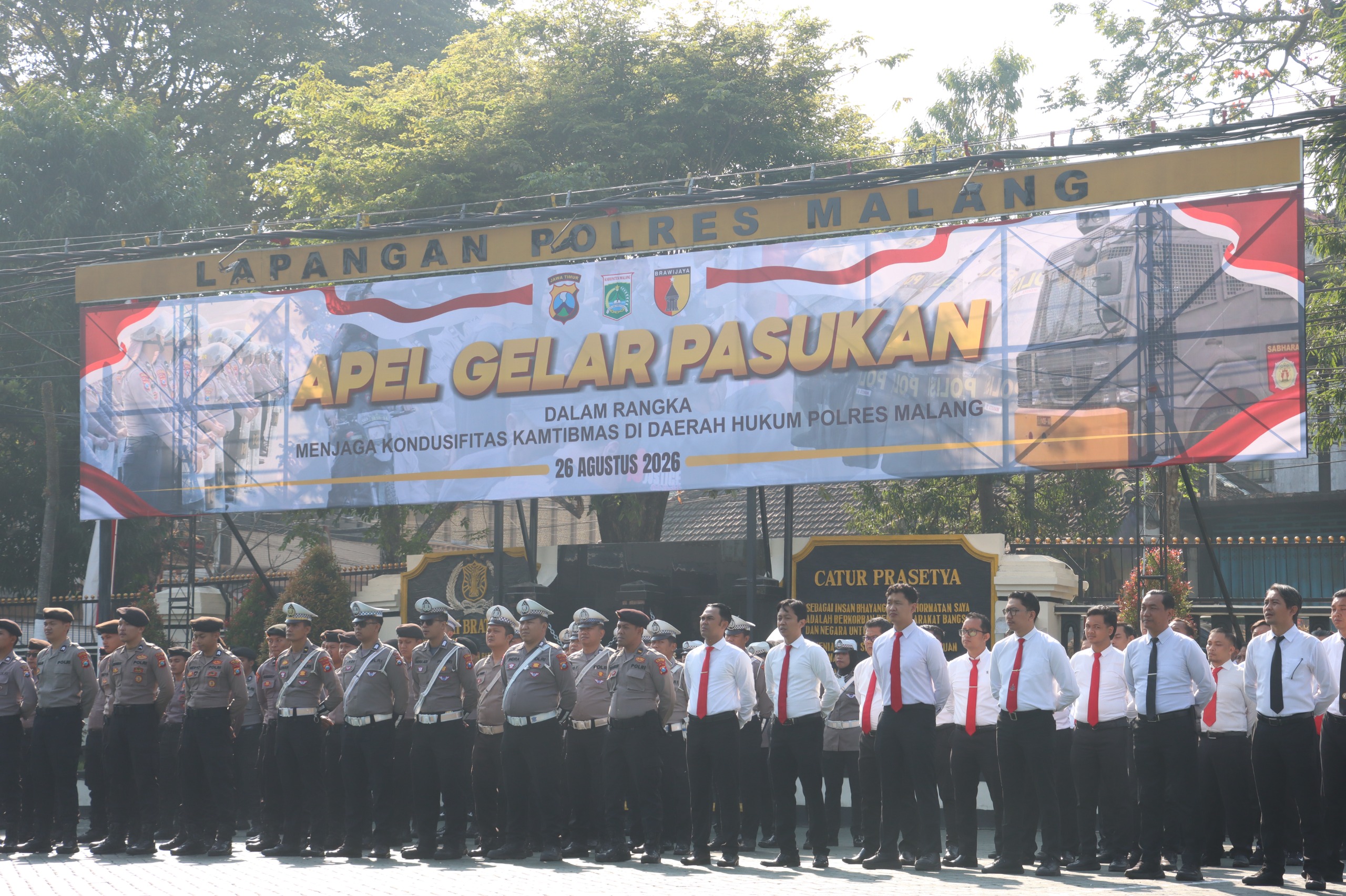 Apel Kamtibmas Digelar, Polres Malang Perkuat Pengamanan Wilayah