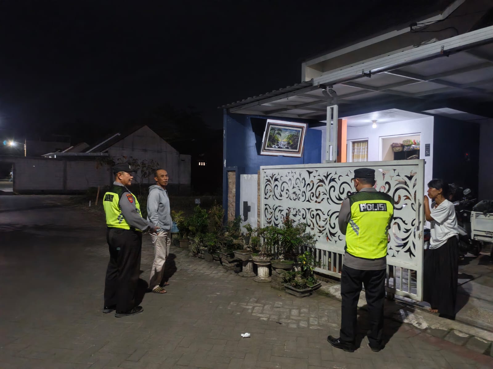 Polres Malang Optimalkan Patroli Permukiman Warga Cegah Gangguan Kamtibmas