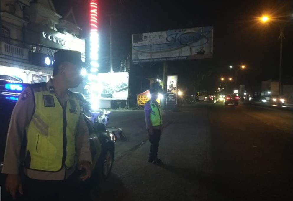 Jaga Situasi Tetap Kondusif, Polres Malang Intensifkan Patroli pada Malam Hari