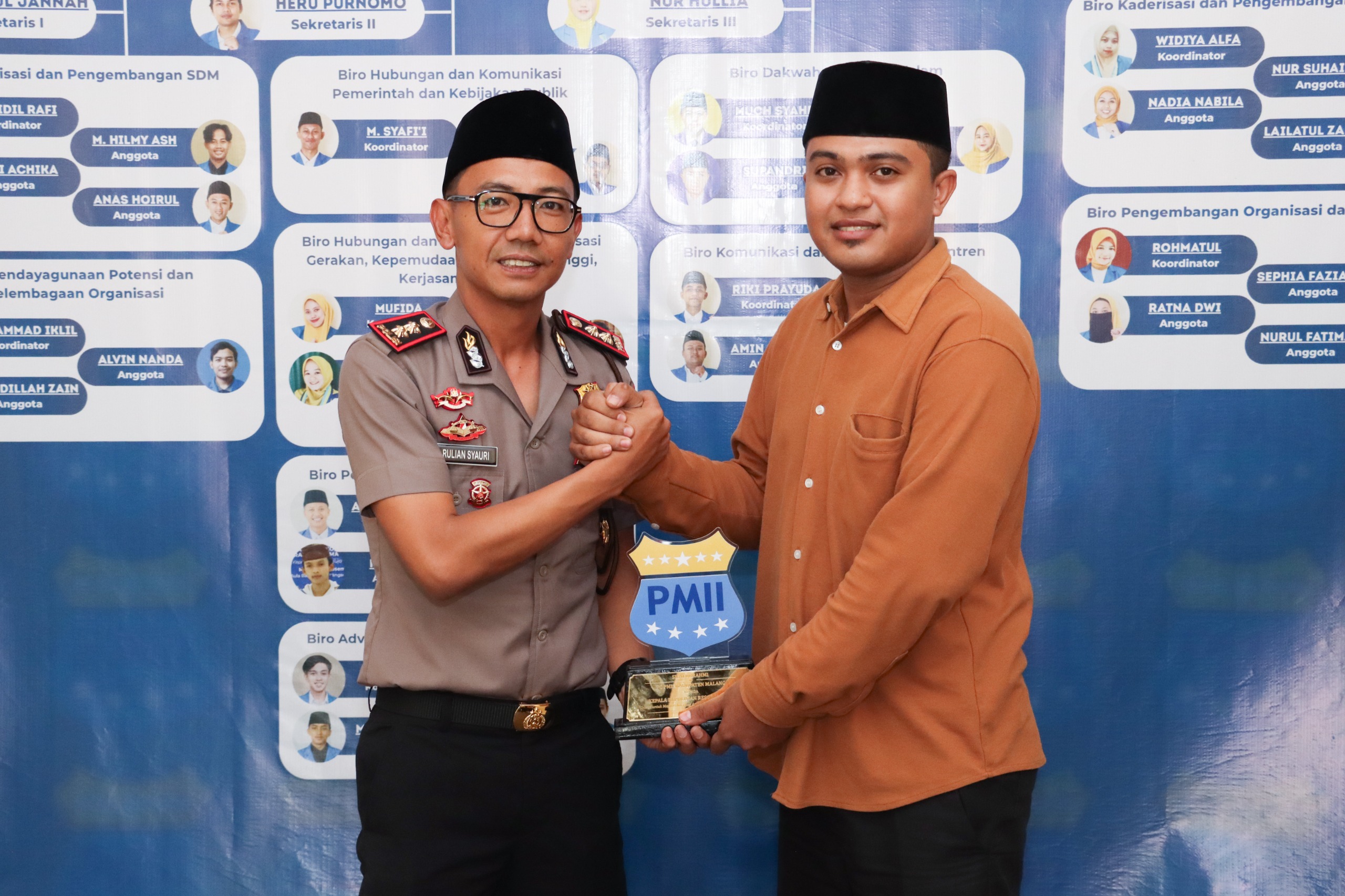 Rangkul PMII, Kapolres Malang Ajak Mahasiswa Jaga Kamtibmas