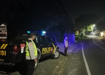 Patroli Malam Diperkuat, Polisi Fokus Cegah Gangguan Kamtibmas di Malang