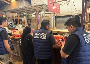 Satgas Pangan Polres Malang Turun ke Pasar, Harga Bapokting Dipastikan Aman Jelang Ramadan