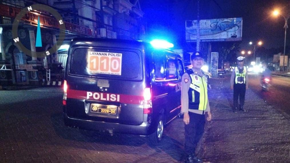 Patroli hingga Dini Hari, Polres Malang Antisipasi Kejahatan Jalanan