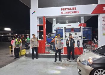 Polres Malang Pantau SPBU, Pastikan Stok BBM Aman